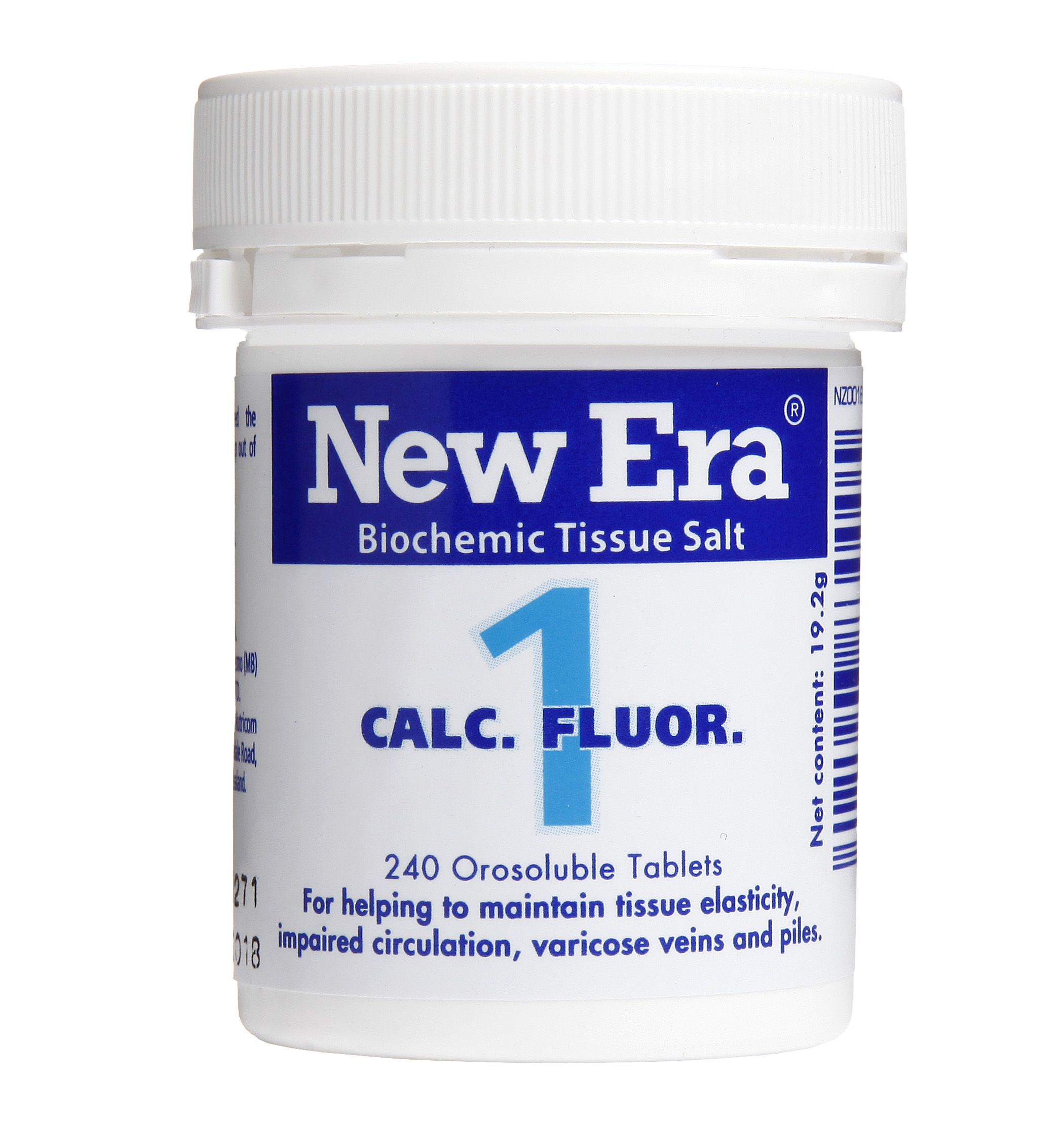New Era No 1 Calc Fluor Mineral Cell Salt