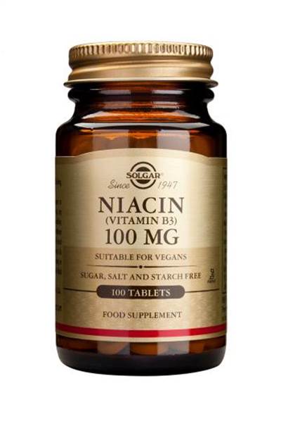 Solgar Niacin (Vitamin B3) 100mg