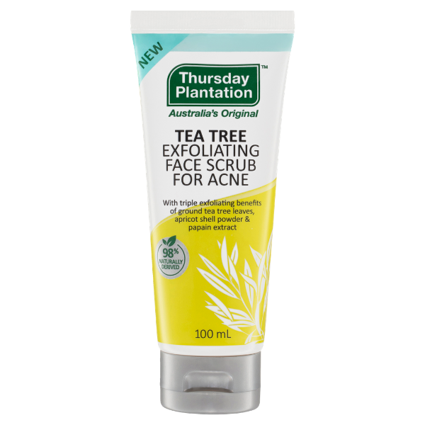 Thursday Plantation Tea Tree Exfoliating Face Scrub for Acne 