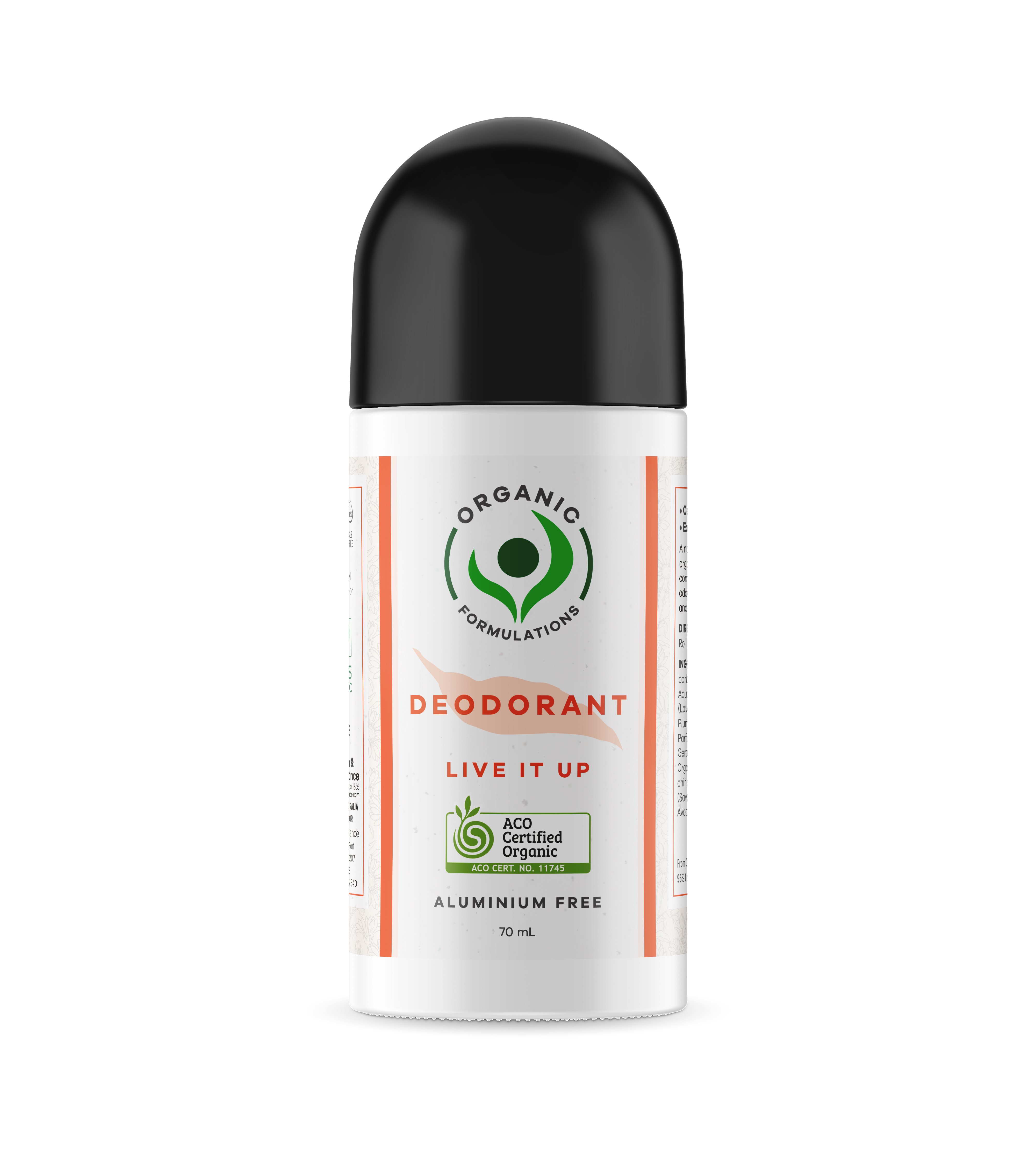 Organic Formulations - Live It Up Deodorant