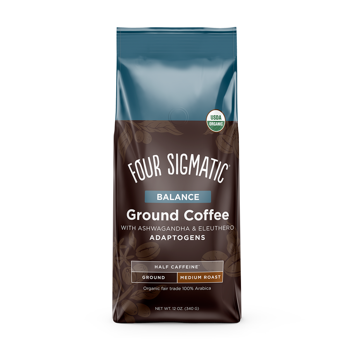Four Sigmatic - Balance Ground Coffee with Ashwagandha & Eleuthero Adaptogens