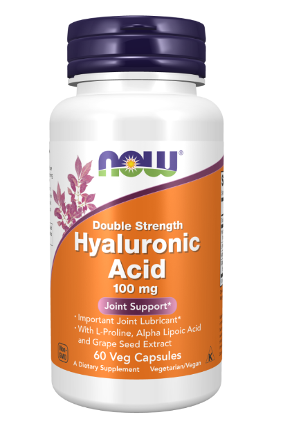 NOW Hyaluronic Acid Double Strength 100mg