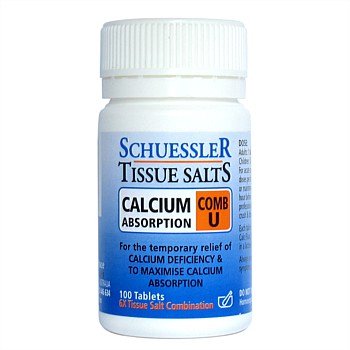 Schuessler Tissue Salts Combination U - Calcium Absorption