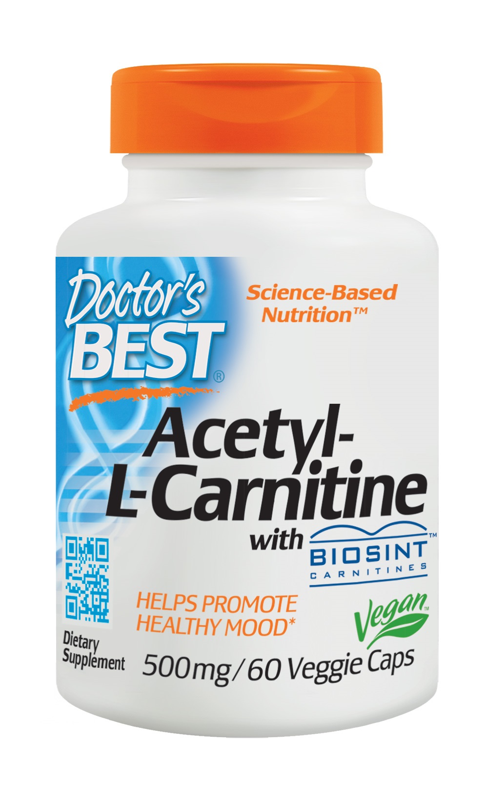 Doctor's Best - Acetyl L-Carnitine 500mg