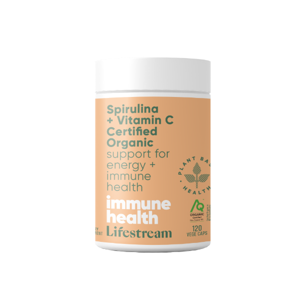 Lifestream Spirulina + Vitamin C Certified Organic