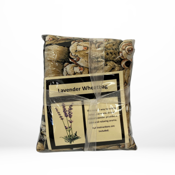 MNH Wheat Bag Merino Sheep Print - Lavender