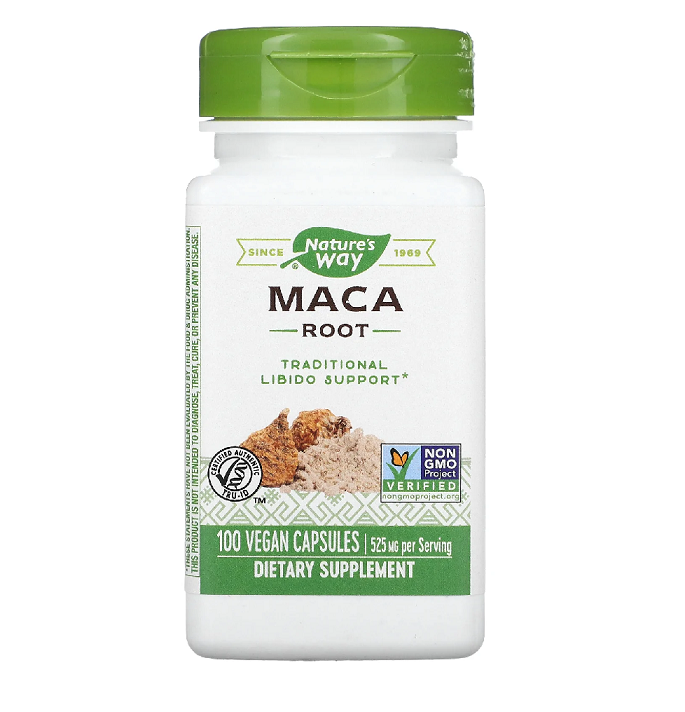Natures Way, Maca Root, 525 mg, 100 Capsules