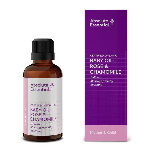 Absolute Essential Baby Oil Rose & Chamomile (organic)