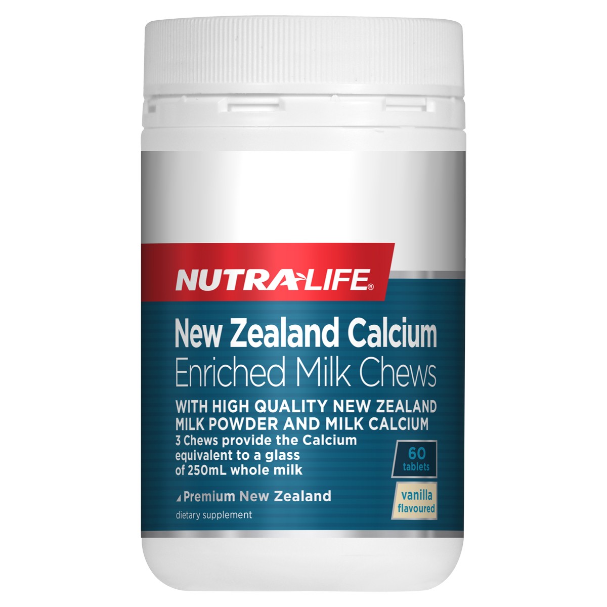 Nutra-Life New Zealand Calcium Enriched Milk Chews 