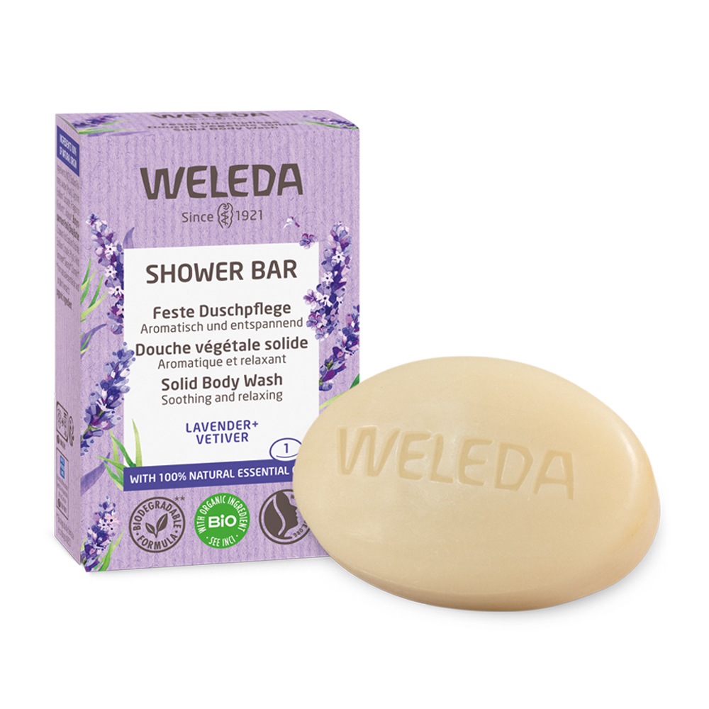 Weleda Lavender and Vetiver Shower Bar 75g
