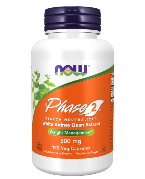 NOW Phase 2 500MG Starch Neutralizer