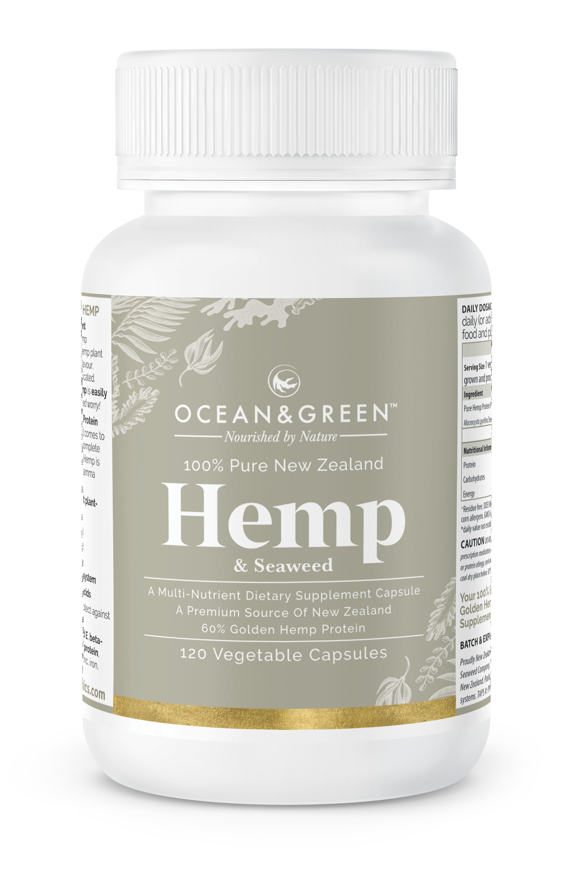 Ocean&Green Hemp with Seaweed Supplement