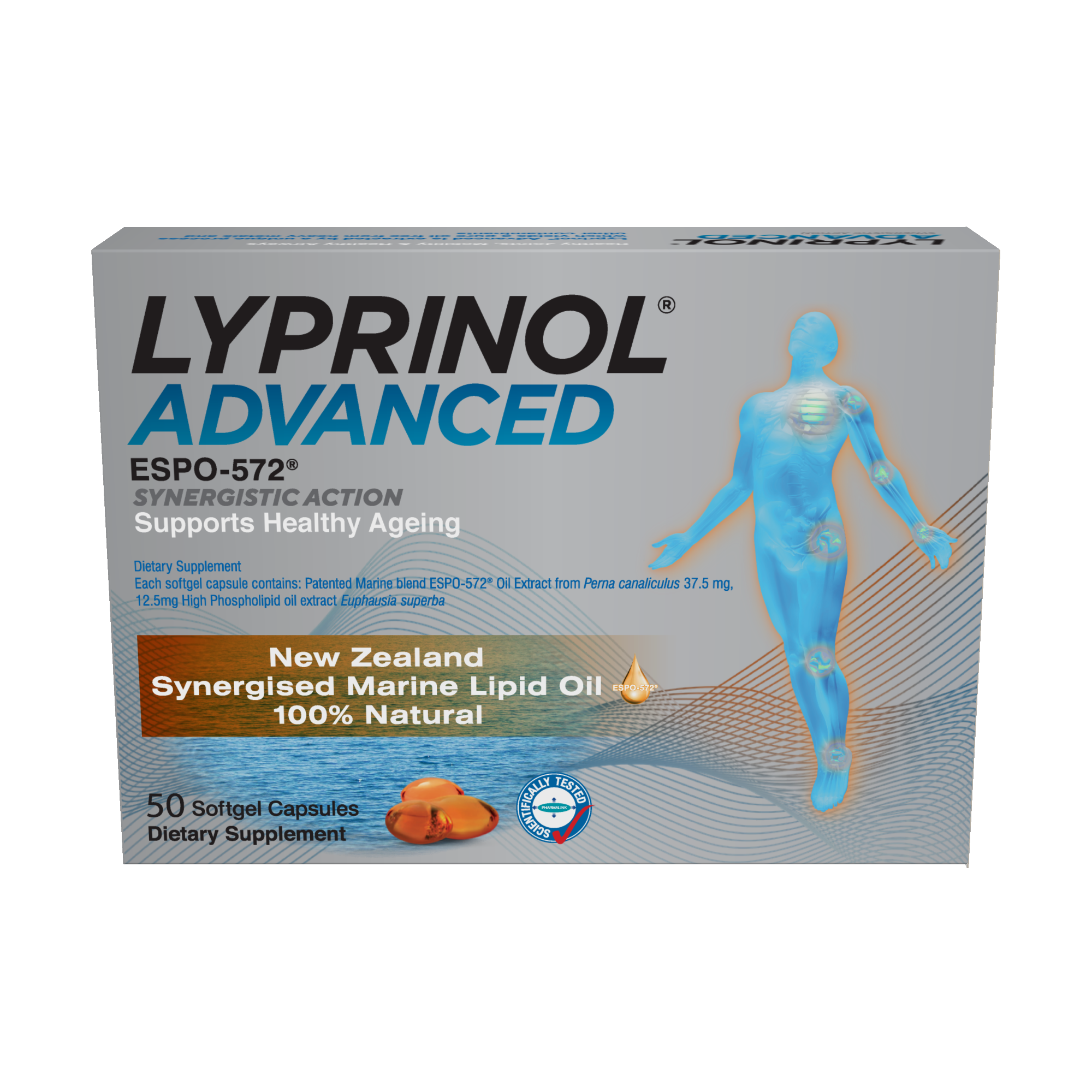 Lyprinol Marine Lipid Joint Health Advanced 