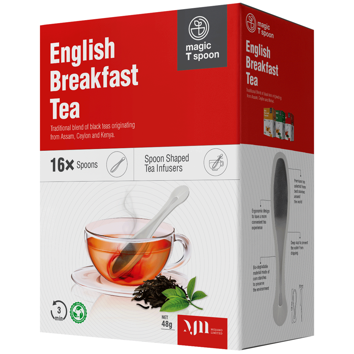 MagicT English Breakfast - Spoon Shaped Tea Infusers  