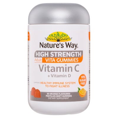 Nature's Way High Strength Adult Vita Gummies Vitamin C + Vitamin D