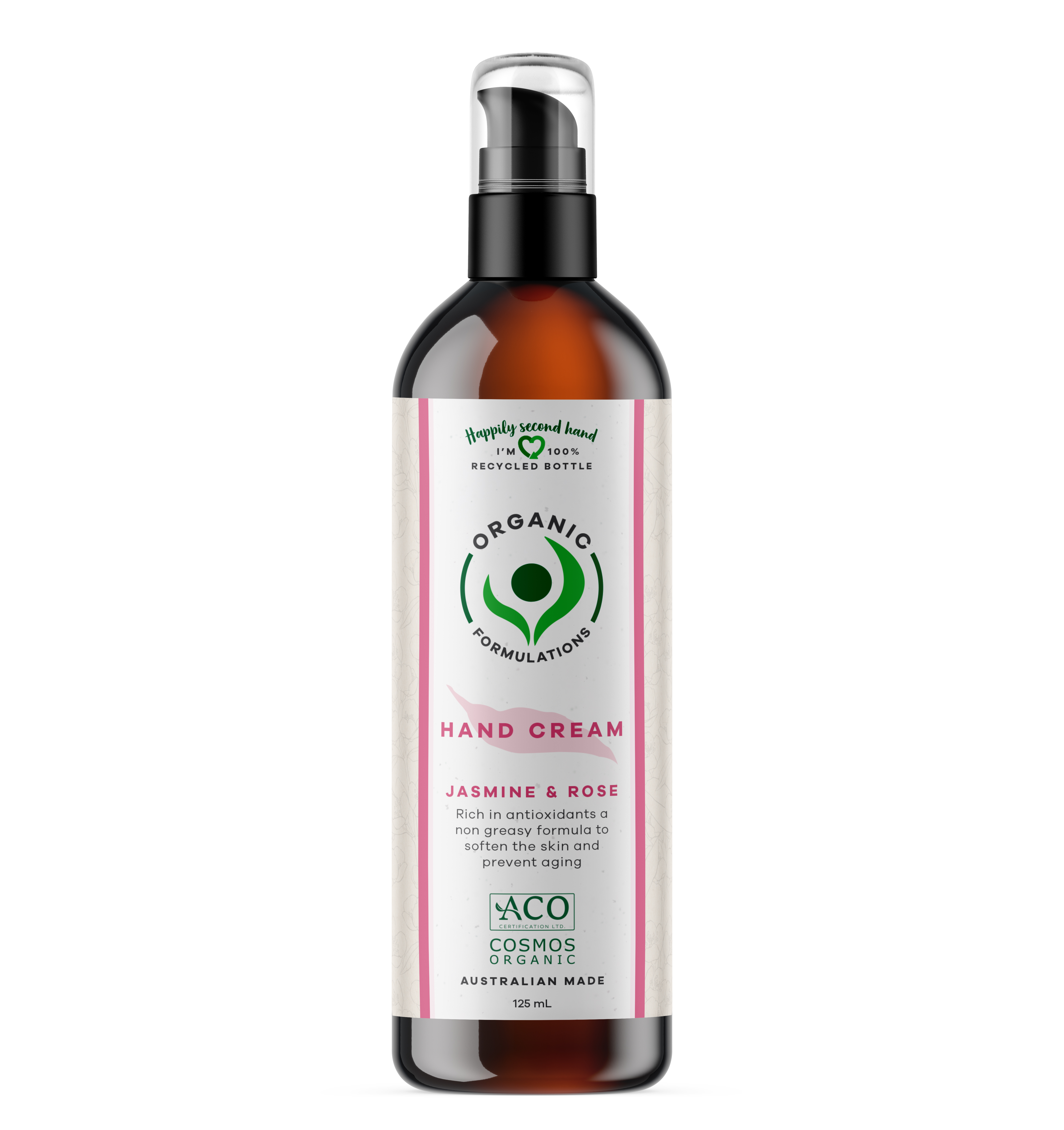 Organic Formulations - Jasmine & Rose Hand Cream 