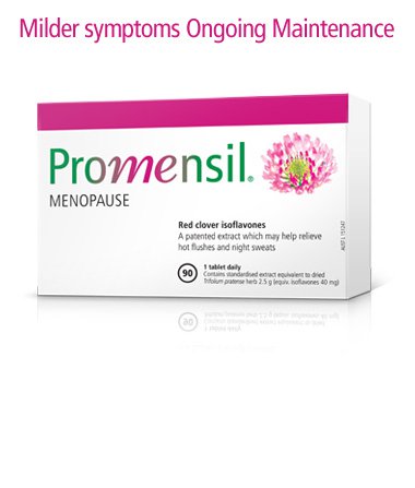 Promensil Menopause (for milder symptoms)