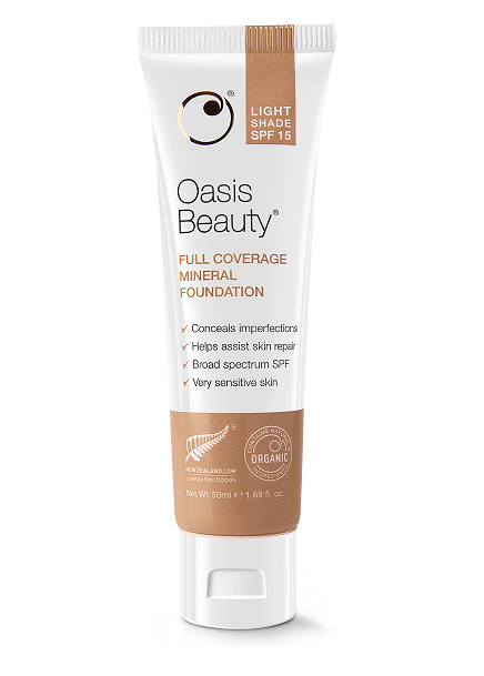 Oasis Beauty Full Coverage Mineral Foundation SPF15