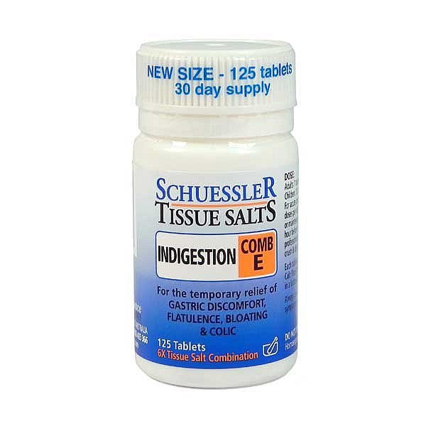 Schuessler Tissue Salts Combination E - Indigestion