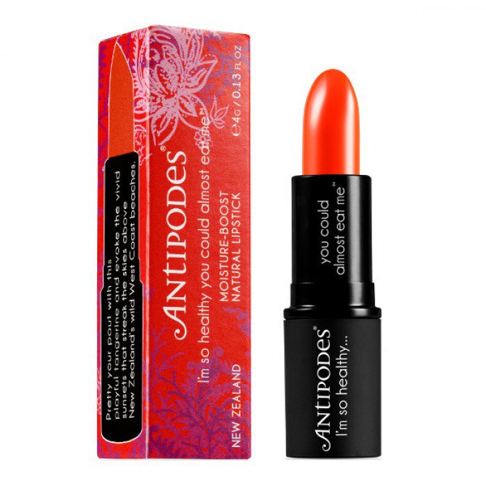 Antipodes Piha Beach Tangerine Lipstick 