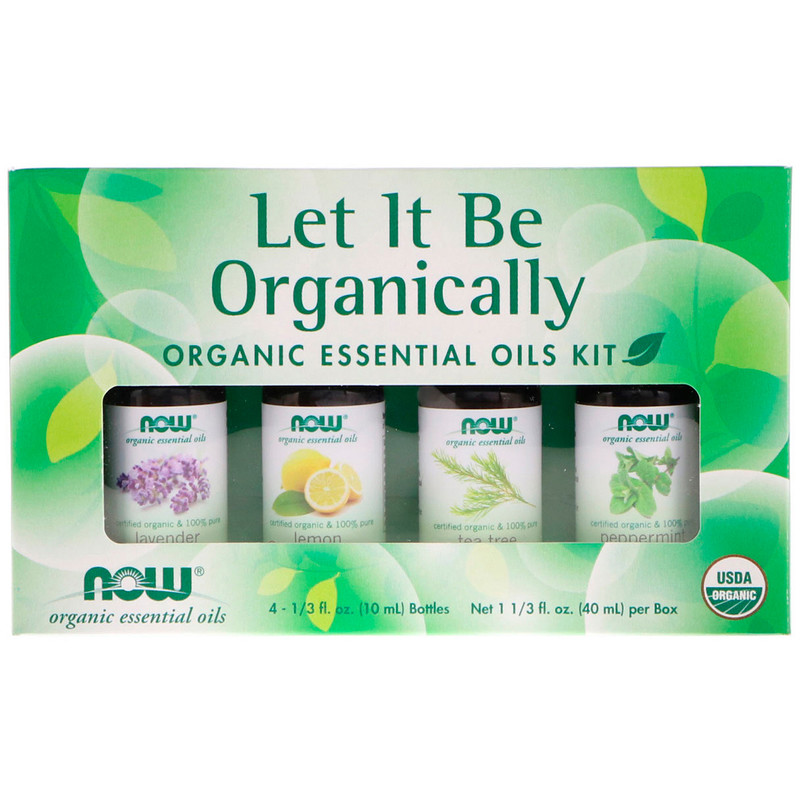NOW "Let it Be Organically" Essential Oils Kit