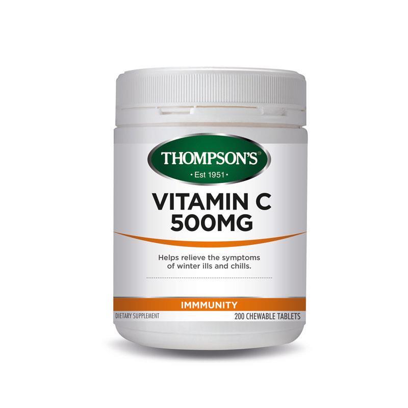 THOMPSON'S Vitamin C 500mg Chewable 