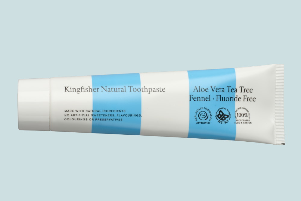 Kingfisher - Aloe Vera Tea Tree Fennel Toothpaste Fluoride Free