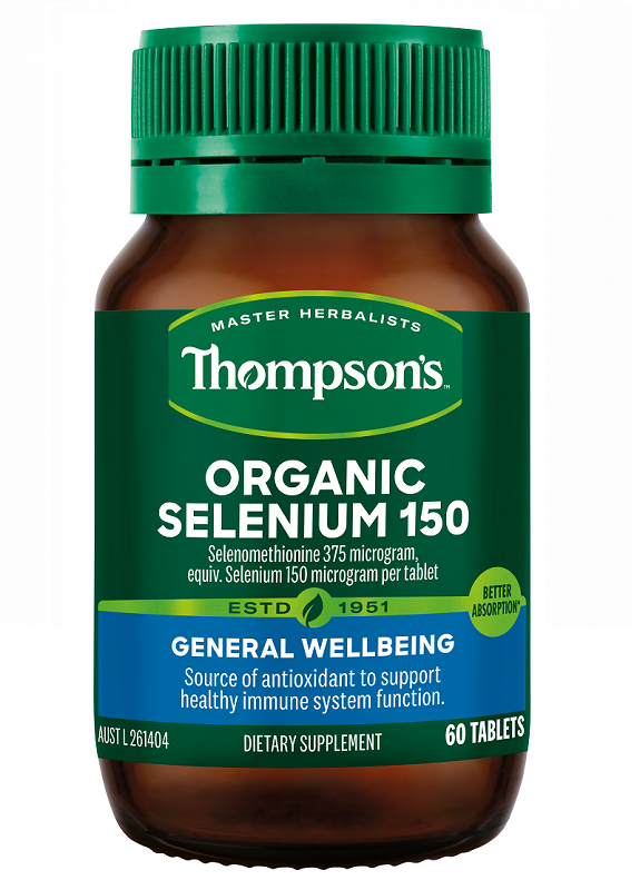 Thompson's Selenium Organic 150mcg