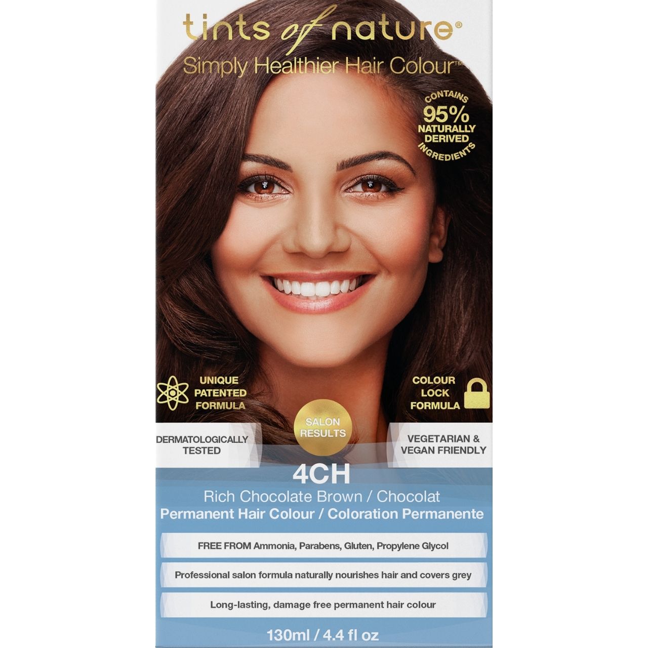 Tints of Nature Rich Chocolate Brown (4CH)