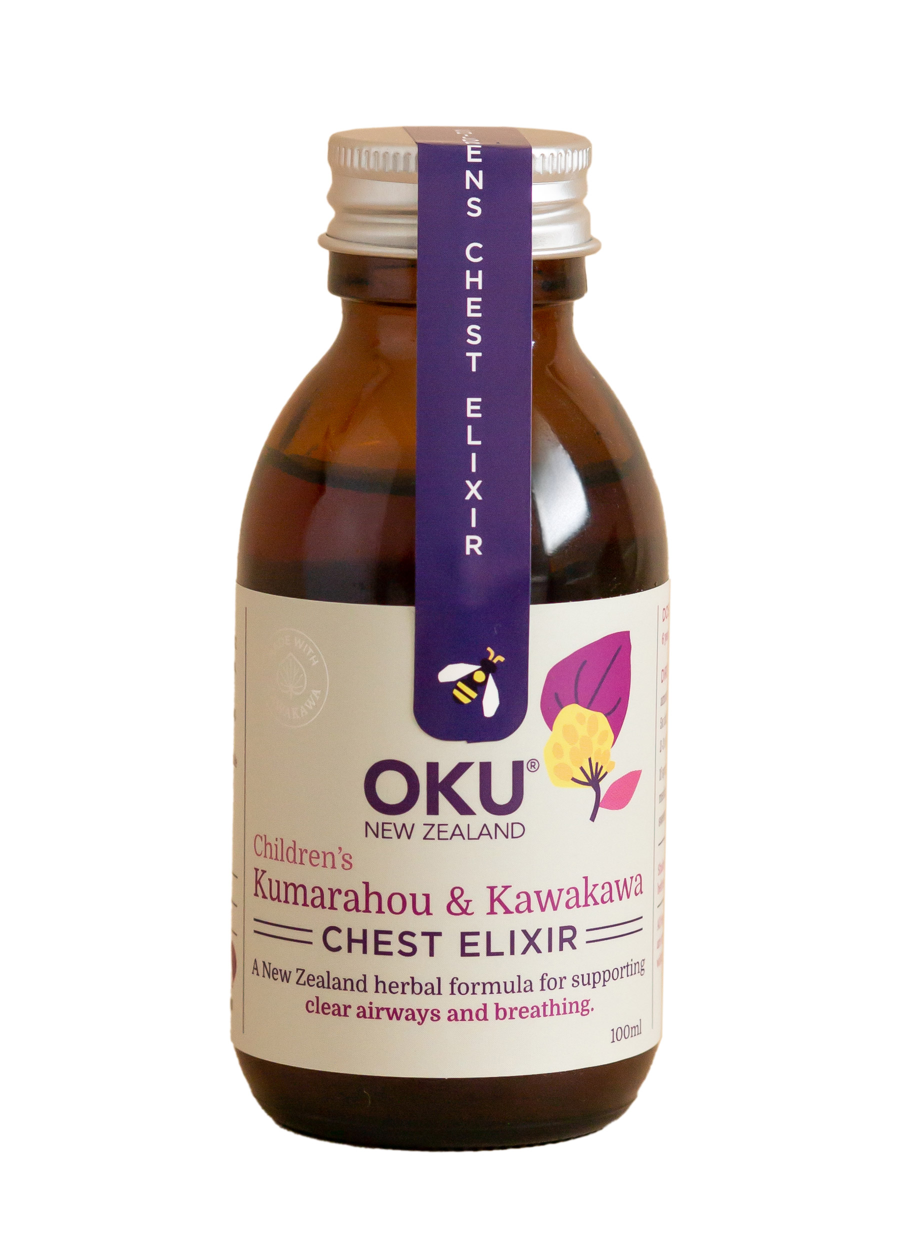 OKU Children's Chest Elixir - Kumarahou & Kawakawa