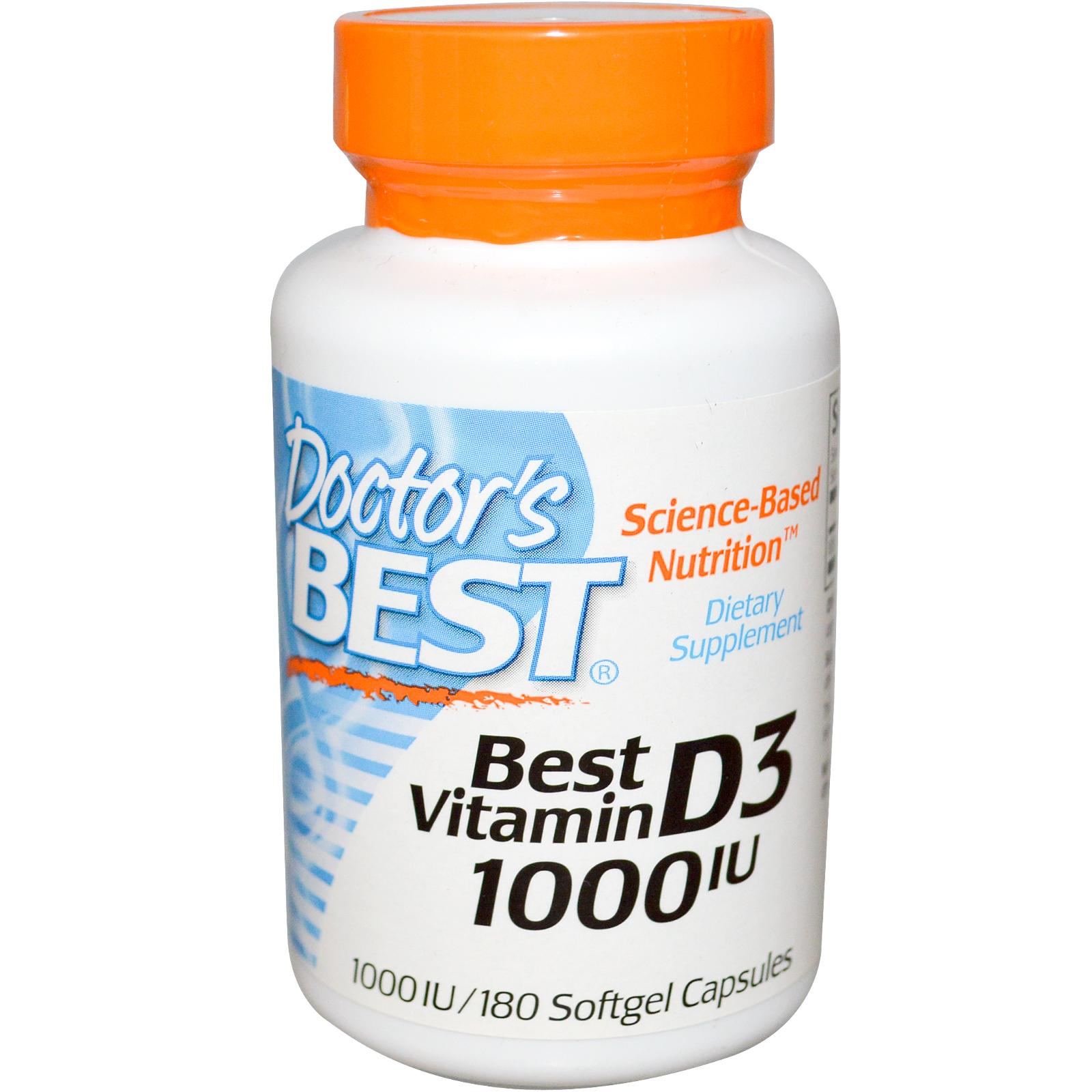 Doctor's Best - Vitamin D3 1000IU 