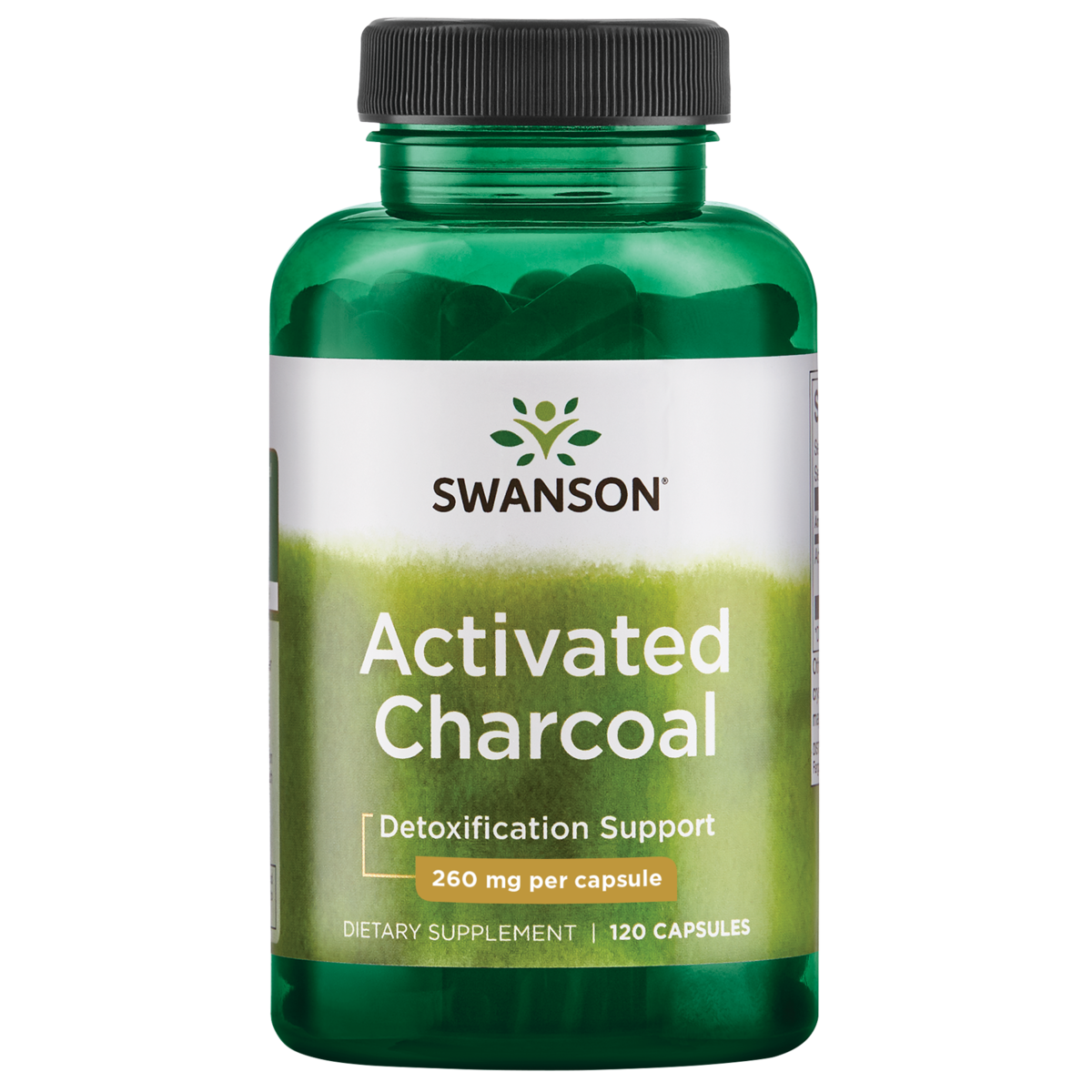 Swanson - Activated Charcoal 260mg