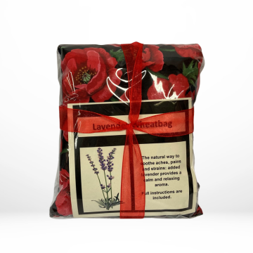 MNH Wheat Bag Poppy Print - Lavender 
