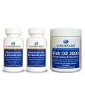Sanderson Joint Combo - Fish Oil 2000 Easy Swallow & Odourless Plus Glucosamine & Chondroitin with Cofactors